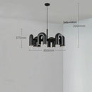 Axyaa U-Shaped Pipe Chandelier: Modern Nordic Design for Children's Bedroom