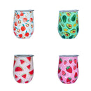 Axyaa Stainless Steel Insulated Eggshell Cup - Red Wine/ Coffee Mug