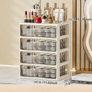 Axyaa Cosmetic Box: Multi-compartment Organizer for Skincare and Makeup Items