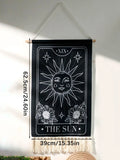 Sun & Moon Bohemian Tapestry with Fringe by Axyaa - Home Decor Art & Gifts