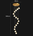 Axyaa Modern LED Ceiling Chandelier for Bedroom and Dining Room