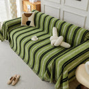 Axyaa Solid Gray Chenille Sofa Cover - Modern Minimalist Luxe Design