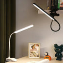 Axyaa LED Clamp Desk Lamp 3 Color 10 Brightness Night Light Gooseneck Book Light