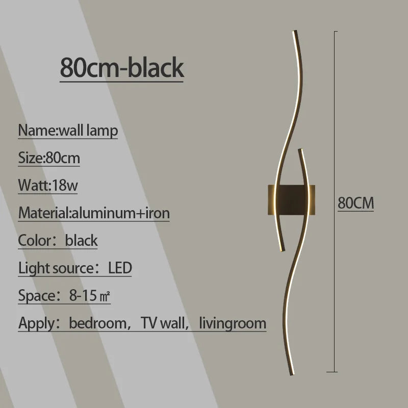 Axyaa LED Ceiling Wall Lamp Modern Simple Living Room Bedroom Lighting