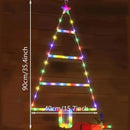 Axyaa Santa Claus Ladder LED Fairy Light for Christmas Tree Home Window Decor