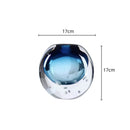 Axyaa Crystal Glass Vase Hydroponics Terrarium Flower Pot Home Decoration