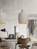 Axyaa Wabi-sabi Cream Style E27 Led Chandelier Pendant Lamp