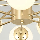 Axya Glass Ball Pendant Light - Modern Nordic Chandelier for Living Room & Restaurant