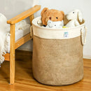 Axyaa Splicing Laundry Basket: Large Capacity Organizer for Clothes, Toys, and Sundries