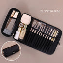 Axyaa Roll Up Brush Bag: Portable Makeup Brush Holder & Organizer