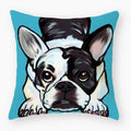 Axyaa Dog Yorkie Pug Cute Pillowcase Sofa Bedroom Decoration