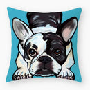Axyaa Dog Yorkie Pug Cute Pillowcase Sofa Bedroom Decoration
