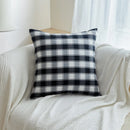 Axyaa Striped Cushion Cover 45x45cm - Hawthorn Red Ivory Polyester Pillow Cover