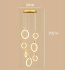 Axyaa Modern LED Pendant Chandeliers for Indoor Lighting