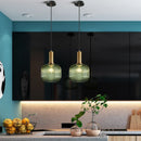 Axyaa Glass Pendant Chandelier for Modern Decor in Restaurant, Shop, or Bedroom