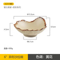 Axyaa Ceramic Dipping Sauce Set and Salad Bowl Tableware