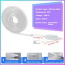 Axyaa USB Neon Strip Lights 1/2/3M RGBIC Bluetooth RGB Waterproof for Home Party