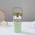Axyaa Insulated Stainless Steel Bottle with Handle, Large Capacity Vacuum Insulated Cup