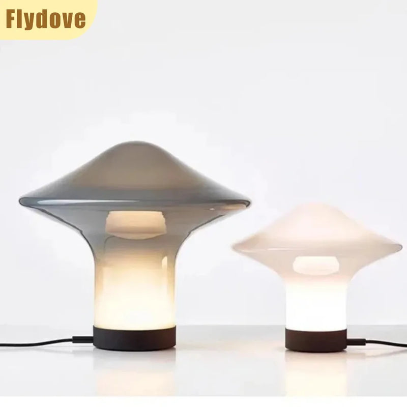 Axyaa Nordic Modern Mushroom Desk Lamp for Bedroom and Hotel LED Lighting Fixtures