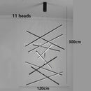 Axyaa Modern Ceiling Chandelier for Dining Room - Elegant Hanging Pendant Light Fixture