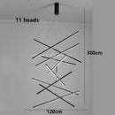 Axyaa Modern Ceiling Chandelier: Elegant Dining Room Pendant Light for Stylish Indoor Lighting