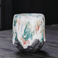Axyaa Yamagata Ceramic Teacups Set - Handmade Retro Kung Fu Tea Accessories