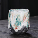 Axyaa Yamagata Ceramic Teacups Set - Handmade Retro Kung Fu Tea Accessories