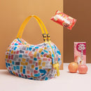Axyaa Foldable Storage Bag with Handle | Portable Travel Handbag & Shopping Tote
