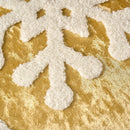 Axyaa Embroidered Elk & Snowflake Christmas Pillowcase Set