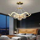 Axyaa Bubble Chandeliers: Dimmable LED Pendant Lights for Home Decor