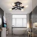 Axyaa Modern Nordic 4-Light Ceiling Pendant, E27 Base, Living Room Bedroom Study Lighting