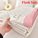 Axyaa Solid Color Summer Cool Quilt | Double Upgrade Soybean Single Double Thin Quilt