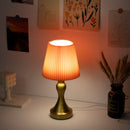 Axyaa Ironwork Golden LED Desktop Lamp - USB Plug, Touch Dimming, Creative Design