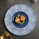Axyaa White Ceramic Dining Plate Set for Restaurant, Steak, Molecular Cuisine Display