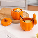 Axya Cartoon Pumpkin Soup Bowl with Lid & Condiment Box