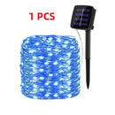 Axyaa Solar LED Fairy String Lights for Outdoor Garden Decoration