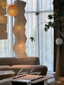 Axyaa Rice Paper Floor Lamp LED E27 Art Decor Living Room Bedroom Lighting