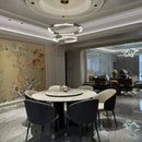 Axyaa Highend Crystal Chandelier LED Luxury Pendant Lamp for Home Decor