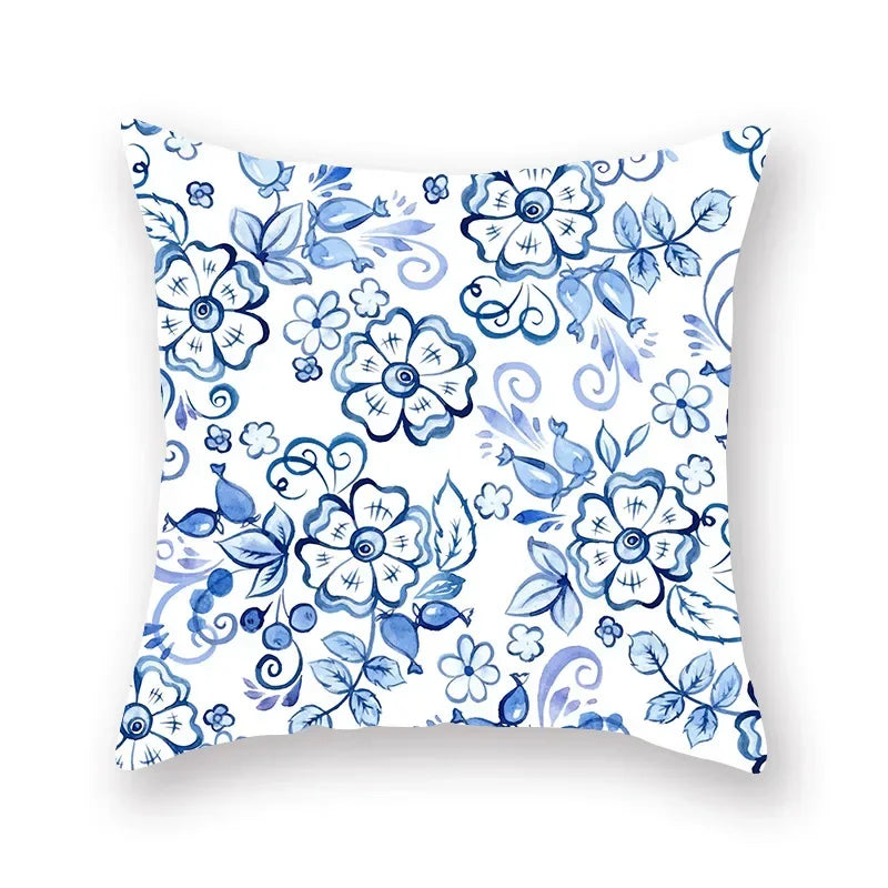 Geometric Mandala Flower Print Pillowcase for Home Decor by Axyaa