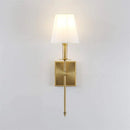 Axya Industrial Bathroom Mirror Wall Lamp White Textile Shade