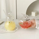 Axyaa Apple Cocktail Glasses Cup Set - Clear Glass for Bar Gathering Party