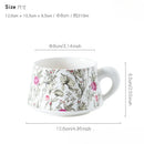 Axyaa French Medieval Ceramic Coffee Cup & Saucer Set