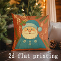Christmas-themed Decorative Pillow Covers by Axyaa for Sofa, Bedroom & Car