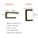 Axyaa LED Garden Wall Light: Waterproof Outdoor Lamp for House Decoration.