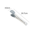 Axyaa Stainless Steel Kitchen Bread Tongs with No-Slip Handle