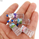 Axyaa Mini Mineral Water Bottle Resin Model Dollhouse Miniature Toy