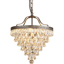 Axyaa Water Droplet Crystal Chandelier for Various Indoor Spaces