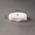 Axyaa Irregular Solid Color Ceramic Dinner Plate - Restaurant Tableware