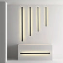 Axyaa Modern Black LED Wall Lamp for Home Decoration and Lighting