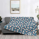 Axyaa Pink Axolotl Fleece Blanket for Bedroom & Home - Ultra-Soft & Adorable